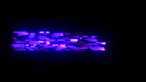 Cool glitch ENDLESS text animation background logo seamless loop New quality Stock Footage 99921783