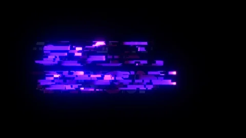 Cool glitch GLOBAL EXPANSION text animation background logo seamless loop New Stock Footage 99923650