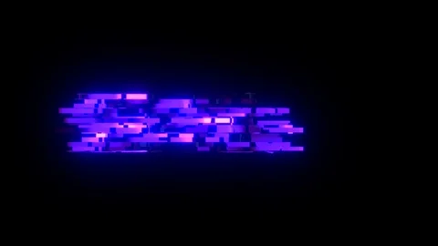 Cool glitch HELPING text animation background logo seamless loop New quality Stock Footage 99959070