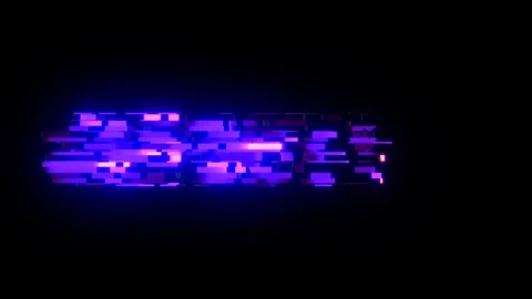 Cool glitch INFINITY text animation background logo seamless loop New quality Stock Footage 99953022