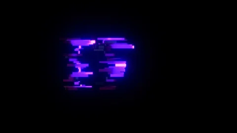 Cool glitch IT text animation background logo seamless loop New quality Stock Footage 99921288