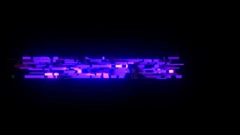 cool glitch Presentation text animation ... | Stock Video | Pond5