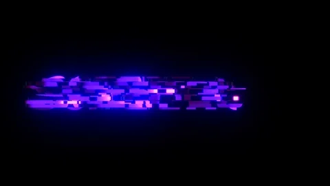 Cool glitch Scientific text animation background logo seamless loop New quality Stock Footage 99921472