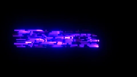 Cool glitch TRADING text animation background logo seamless loop New quality Stock Footage 99954399
