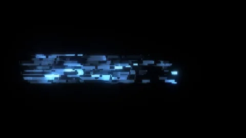 Cool glitch VELOCITY text animation background logo seamless loop New quality Video stock 99923271