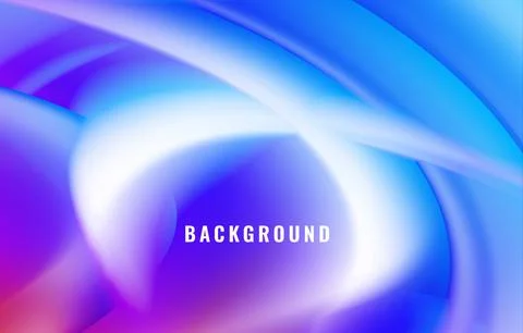 Cool gradient blue color abstract colorful liquid background design vector Illustrazione stock