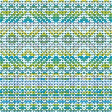 Cool Gradient Colors Seamless Pattern of Christmas Sweater 스톡 일러스트