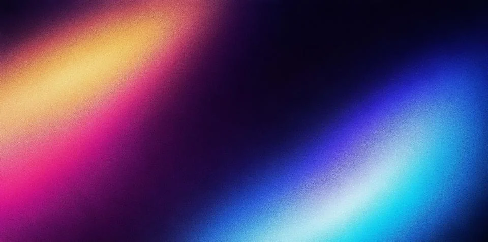 Cool gradient light streaks on textured dark background Ilustração Stock
