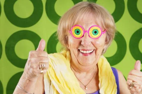 Cool grandma Stock Photos