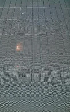 Cool greyscale mesh background with layers and dots on it 스톡 사진