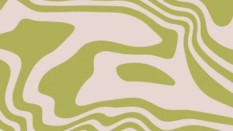 Cool groovy liquid abstract background. Trendy trippy wavy texture. Funky retro Stock Illustration