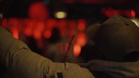 Cool guy in da club Stock Footage 138227590