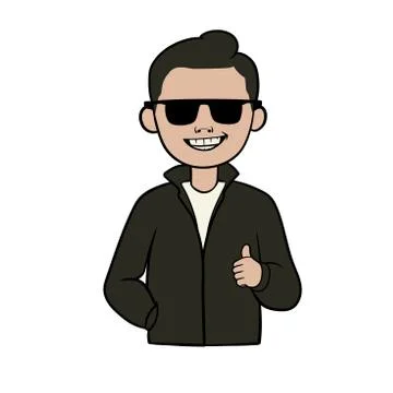 Cool guy Stock-Illustration