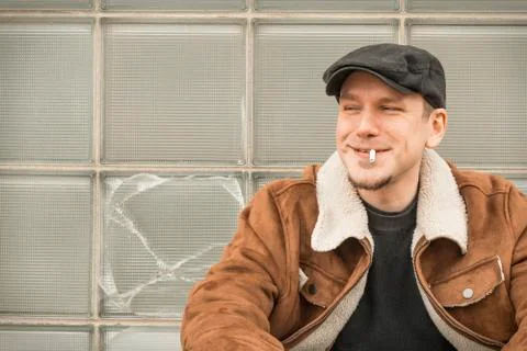 Cool Guy Relaxing Foto stock