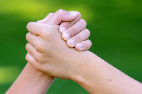 Cool handshake Stock Photos