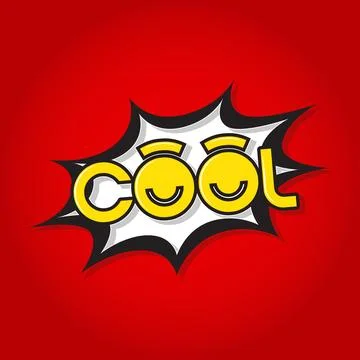 Cool handwritten creative design Stock Illustration