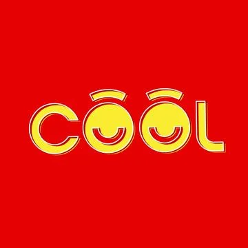 Cool handwritten creative design Stock Illustration