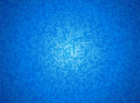 Cool ice blue hexagon background Stock Illustration