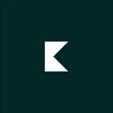 Cool initial K logo Stock Illustration