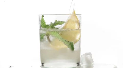 Cool lemonade Stock Footage 25426698