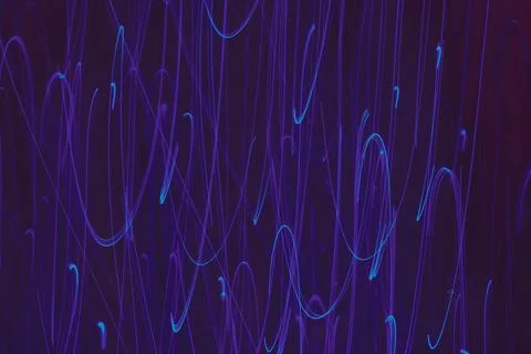 Cool lines of lights as an abstract background. Stock Photos