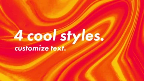 Cool Liquid Holographic Titles Stock After Effects