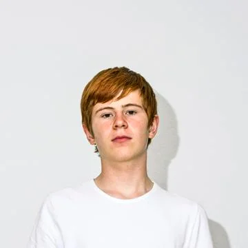 Cool looking young boy Stock Photos