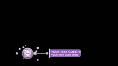 Cool lower third Stock After Effects