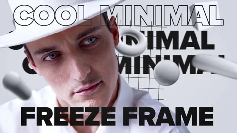 Cool Minimal Freeze Frame Stock After Effects