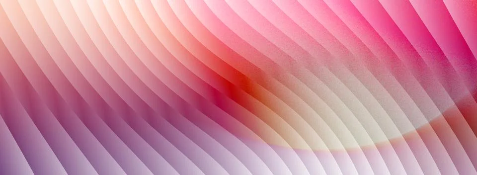 Cool mint and lilac ribbed gradient background with glassy smooth textures Stock Illustration