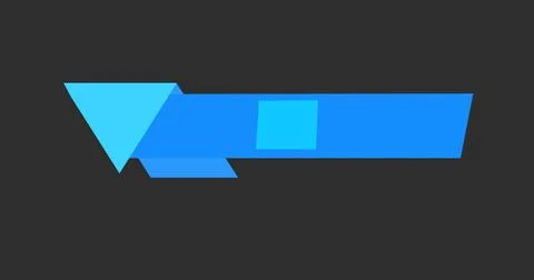 Cool modern designed lower third abstract illustration in high resolution. .. Stock Illustration