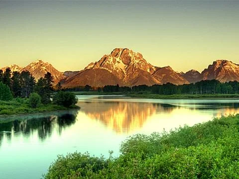 Cool mountain Foto stock