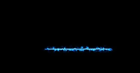 Cool neon blue colored lower third. Animated cool designed neon blue colore.. Stock Illustration