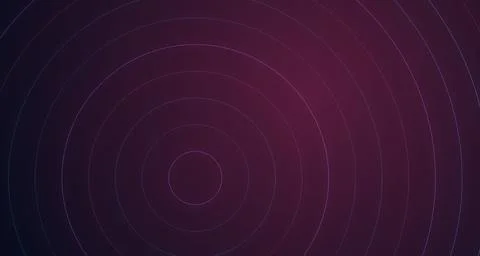 Cool neon concentric rings on dark background Stock Illustration