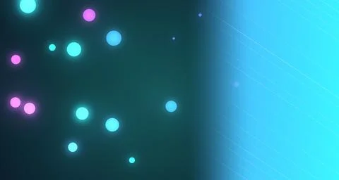 Cool neon dots abstract pattern Stock Illustration