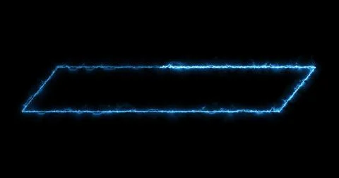 Cool neon futuristic designed lower third. Animated cool neon futuristic de.. Stock Illustration