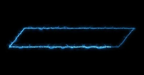 Cool neon futuristic designed lower third. Animated cool neon futuristic de.. Stock Illustration