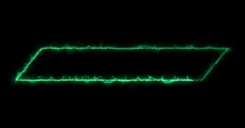 Cool neon futuristic designed lower third. Animated cool neon futuristic de.. Stock Illustration