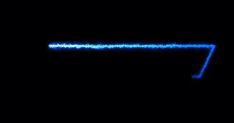 Cool neon lower third in high resolution. Cool-designed neon color lower th.. Stock Illustration
