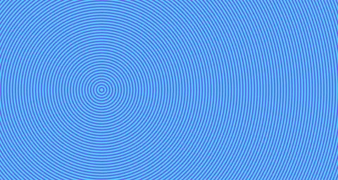 Cool neon moire interference rings against dark backdrop Stock Illustration