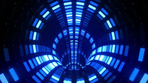 Cool Neon Tunnel Motion Background Stock-Footage 57283510