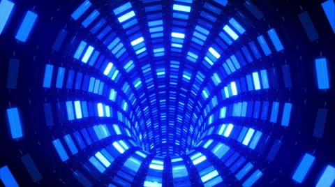 Cool Neon Tunnel Motion Background Stock-Footage 57283541
