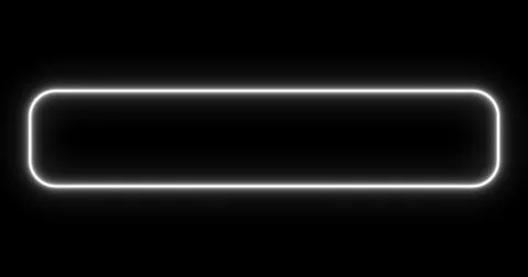 Cool neon white colored lower third. Animated cool designed neon white colo.. Stock Illustration
