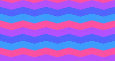 Cool neon zigzag pattern against dark backdrop Stock Illustration