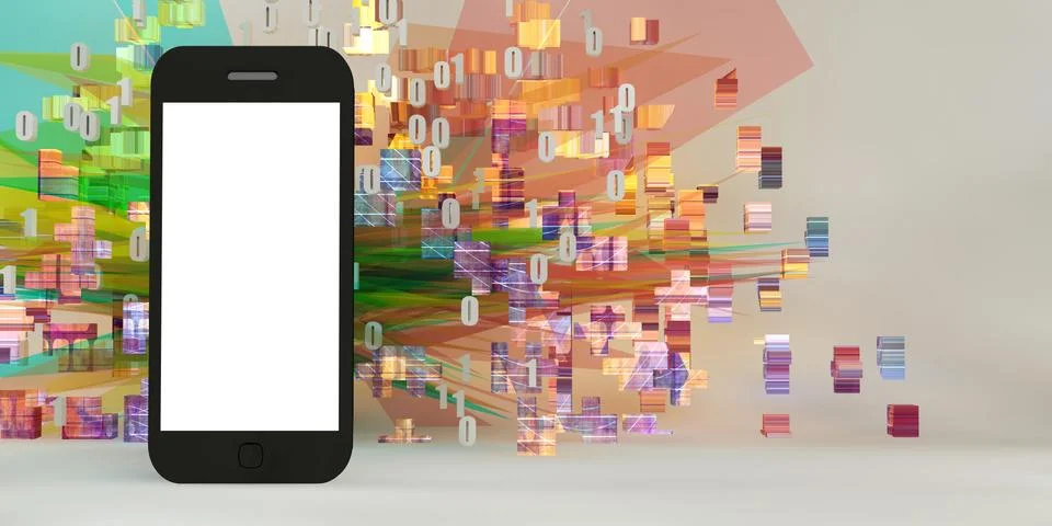 Cool New App Illustrazione stock