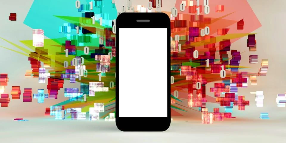 Cool New App 库存插图