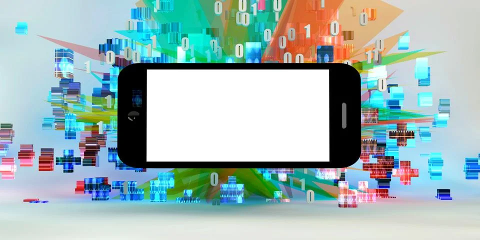 Cool New App 库存插图
