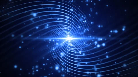 Cool Particle Lines Swirl Video stock 40890339
