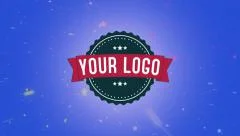 Cool Purple Particles Logo Reveal Stock After Effects