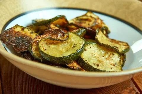 Cool Ranch Zucchini Chips Stock Photos